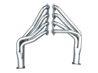 Pypes 2-Inch Long Tube Headers; Natural (68-74 Big Block V8 Chevy II, Nova)