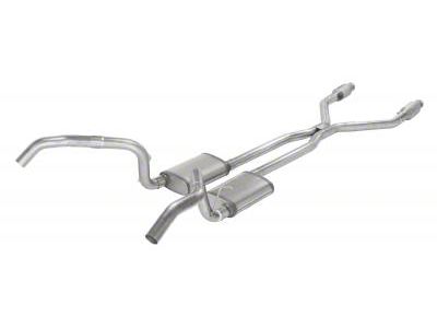 Pypes Race Pro Crossmember-Back Exhaust System with Catalytic Converters and H-Pipe (75-79 Nova)