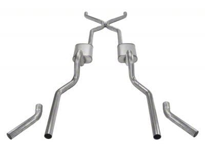 Pypes Crossmember-Back Exhaust System with H-Pipe (55-57 Bel Air Hardtop)