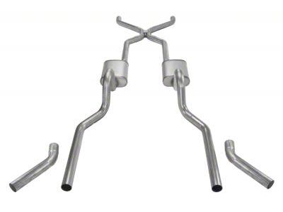 Pypes Race Pro Crossmember-Back Exhaust System with H-Pipe (55-57 Bel Air Hardtop)