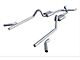 Pypes Race Pro Crossmember-Back Exhaust System with X-Pipe and 18-Inch Muffler (55-57 V8 150 Hardtop, Sedan, 210 Hardtop, Sedan, Bel Air Hardtop, Sedan)