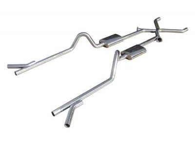 Pypes Turbo Pro Crossmember-Back Exhaust System with X-Change X-Pipe (55-57 V8 150 Hardtop, Sedan, 210 Hardtop, Sedan, Bel Air Hardtop, Sedan)