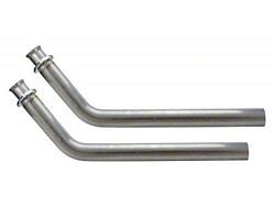 Pypes 2.50-Inch Exhaust Manifold Down-Pipes; 3-Bolt Style (67-72 Small Block V8 C10)