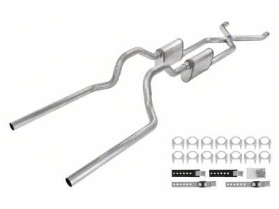 Pypes Race Pro Crossmember-Back Exhaust System with X-Pipe (63-66 C10)