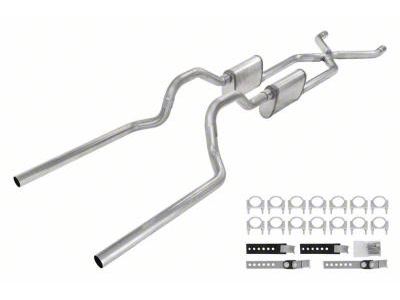 Pypes Violator Crossmember-Back Exhaust System with X-Pipe (63-66 C10)