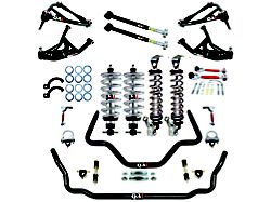 QA1 Level 2 Big Wheel Handling Kit with Double Adjustable Shocks (71-76 Caprice, Impala)