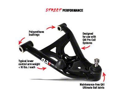 QA1 Street Performance Front Upper Control Arms (70-81 Firebird)