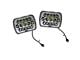 Quake LED Tempest High/Low LED Headlights; Chrome Housing; Clear Lens (84-96 Corvette C4)