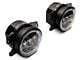 Quake LED Tempest 7-Inch RGB Headlights and 4-Inch RGB LED Fog Lights; Black Housing; Clear Lens (70-76 Firebird)