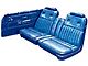 Ranchero, Front Seat Covers Only, Split Bench, 1977-1979