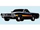 Laser Tailgate Stripe; Reflective Brown (1970 Ranchero)