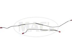 Rear Axle Brake Lines, 9 Inch Rear, Stainless Steel, Fairlane/Torino, 1968-1969