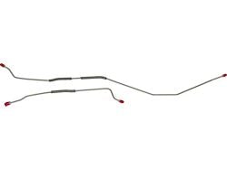 Rear Axle Brake Lines, Stainless Steel, 9 Inch Axle, Fairlane GT, 1966