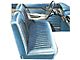 Rear Bench Seat Cover, Sedan, Falcon, 1963