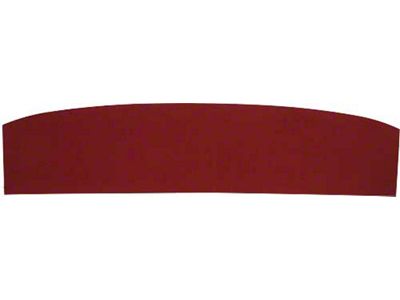 Rear Window Package Tray - 2 Door Sedan - Dark Red