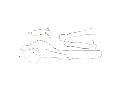 F150 4X4 R/C-S/B S/S Pwr.Brk.Line Set,94-96