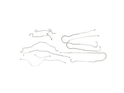 F150 2wd.R/C-S/B S/S Pwr.Brk.Line Set,94-96