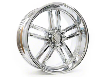 Resto Vintage Wheel Co Maverick Milled Window Chrome Plated Wheel; 18x9.5; 1mm Offset (82-92 Camaro)