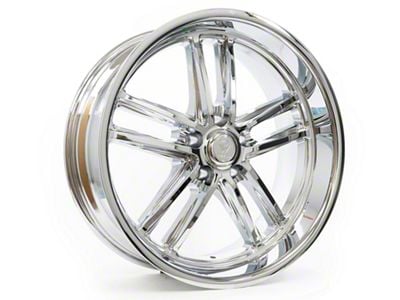 Resto Vintage Wheel Co Maverick Milled Window Chrome Plated Wheel; 18x8; 1mm Offset (84-96 Corvette C4)