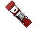 RetroBelt 2-Point Lap Belt with Starburst Push-Button Buckle and Hardware Kit; 60-Inch Long (Universal; Some Adaptation May Be Required)