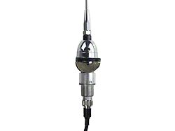 RetroSound Replacement Antenna with Semi-Collapsible Mast; Chrome (55-60 Corvette C1; 63-64 Corvette C2)