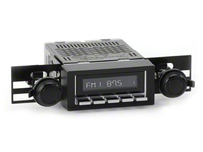 RetroSound RetroRadio Motor 4 Radio with Chrome Face, Chrome Push Buttons, Installation Bezel, Knobs and SiriusXM Tuner (77-82 Corvette C3)