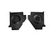 RetroSound Kick Panels with Deluxe Speakers; Black (60-65 Comet, Falcon)