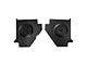 RetroSound Kick Panels with Standard Speakers; Black (60-65 Comet, Falcon)