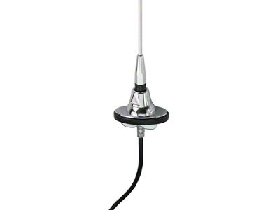 RetroSound Replacement Antenna with Fixed Mast; Chrome (72-76 Torino)