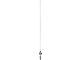 RetroSound Replacement Antenna with Fixed Mast; Chrome (48-56 F1, F-100, F2, F-250, F3, F-350, F4)