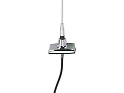 RetroSound Replacement Antenna with Fixed Mast; Chrome (61-96 F-100, F-150, F-250, F-350)