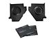 RetroSound Kick Panels with Deluxe Speakers and Sound Dampening; Black (60-65 Ranchero)