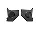 RetroSound Kick Panels with Standard Speakers; Black (64-66 Mustang Coupe, Fastback)