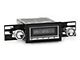 RetroSound RetroRadio Motor 1 Radio with Chrome Face, Chrome Push Buttons, Installation Bezel, Knobs and Vintage Ford Logo Overlay (67-68 Mustang)