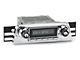 RetroSound RetroRadio Motor 1 Radio with Chrome Face, Chrome Push Buttons, Installation Faceplate and Black Knobs (61-63 Thunderbird)