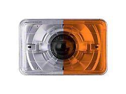 4x6-Inch Headlamp Protection Covers; Amber/Orange