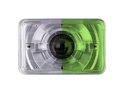 4x6-Inch Headlamp Protection Covers; Green