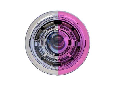 7-Inch Headlamp Protection Covers; Pink