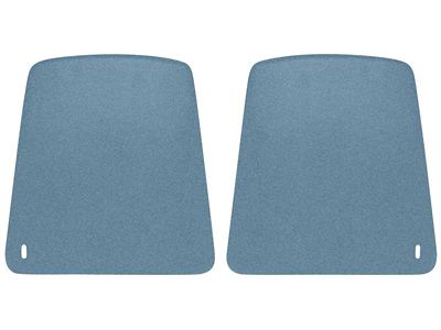 Bucket Seat Back Panels; Light Blue (1967 Camaro)