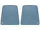 Bucket Seat Back Panels; Light Blue (1967 Camaro)