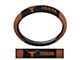 Grip Steering Wheel Cover with University of Texas Logo; Tan and Black (Universal; Some Adaptation May Be Required)