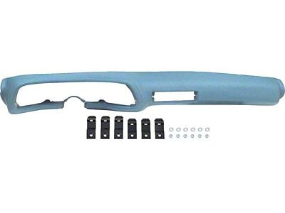 OE-Style Reproduction Dash Pad; Light Blue (70-78 Camaro w/ A/C)