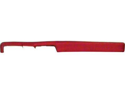 OE-Style Reproduction Dash Pad; Red (1969 Camaro w/o A/C)