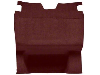 Rear Cargo/Hatch Area Cutpile Carpet with Mass Backing; Maroon (1990 Camaro)