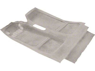 Rear Cargo/Hatch Area Cutpile Carpet with Mass Backing; Silver (1990 Camaro)