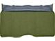 Rear Fold Down Seat Loop Carpet; Moss Green (68-69 Camaro)