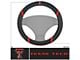 Steering Wheel Cover with Texas Tech University Logo; Black (Universal; Some Adaptation May Be Required)