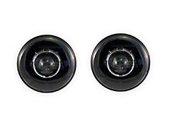 Rick's Camaro -7 Inch Round Projector Headlights With 64mm Projector, Black, 1967-1981