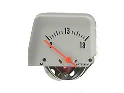 Rick's Camaro - Console Volt Gauge, Silver, 1968-1969