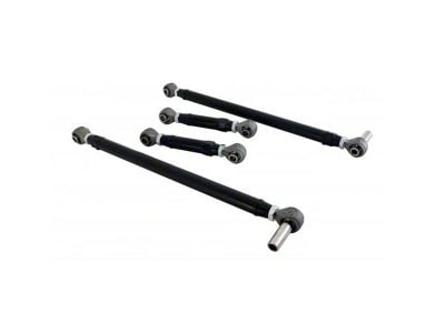 Ridetech Current Design Replacement 4-Link Bars with R-Joints for Ridetech 4-Link Systems; Both Ends Adjustable (67-69 Camaro)